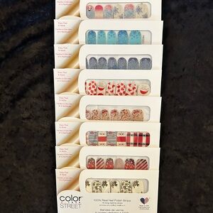Color Street Christmas Nail Strips Bundle